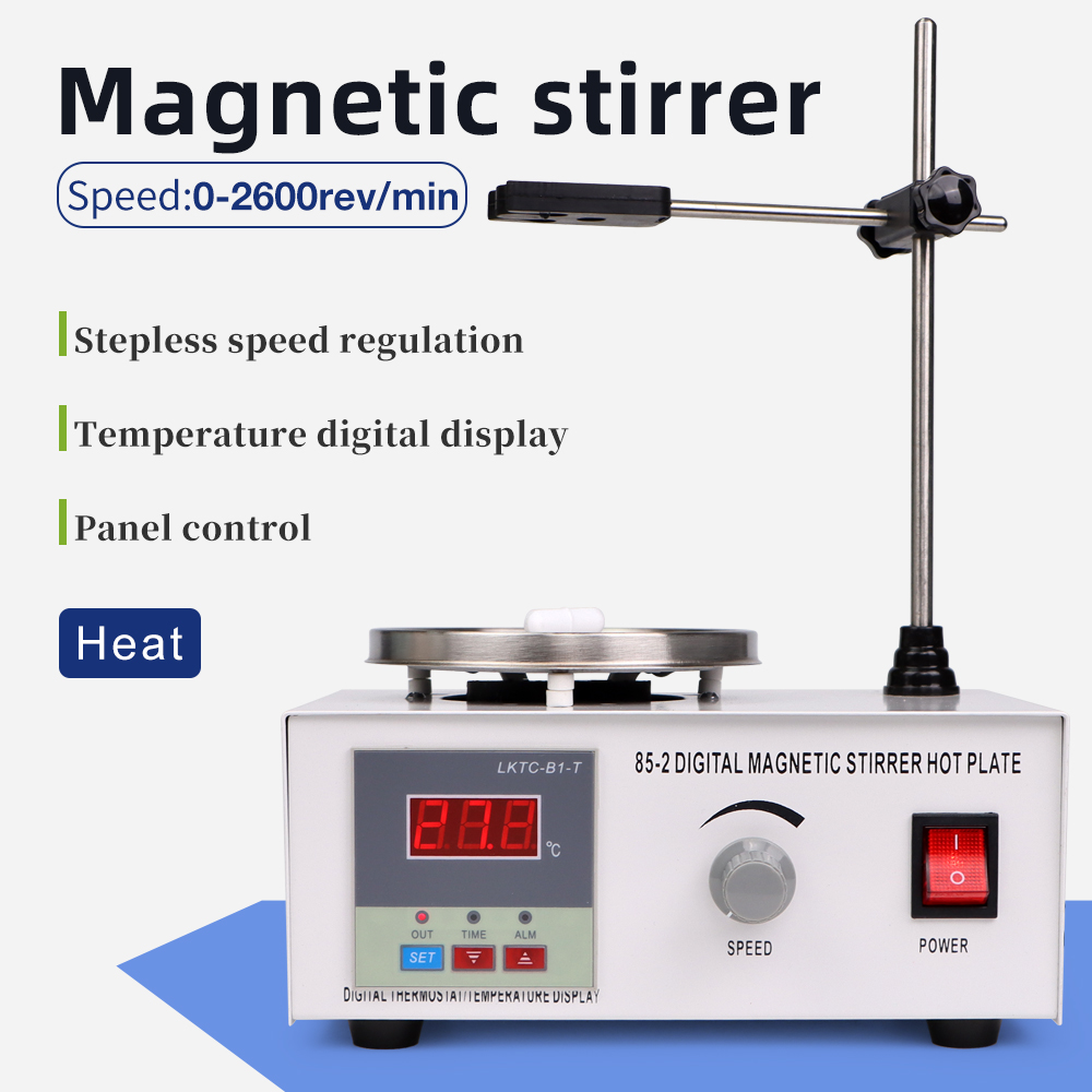 Lab Magnetic Stirrer Hot Plate - Agitatore magnetico con piastra riscaldante da