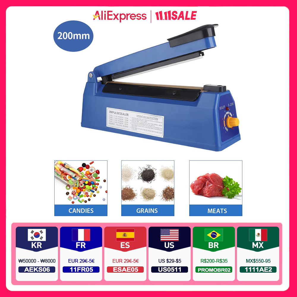 Macchina termosigillatrice man - Plastic Bag Impulse Heat Sealer recensione e prezzo