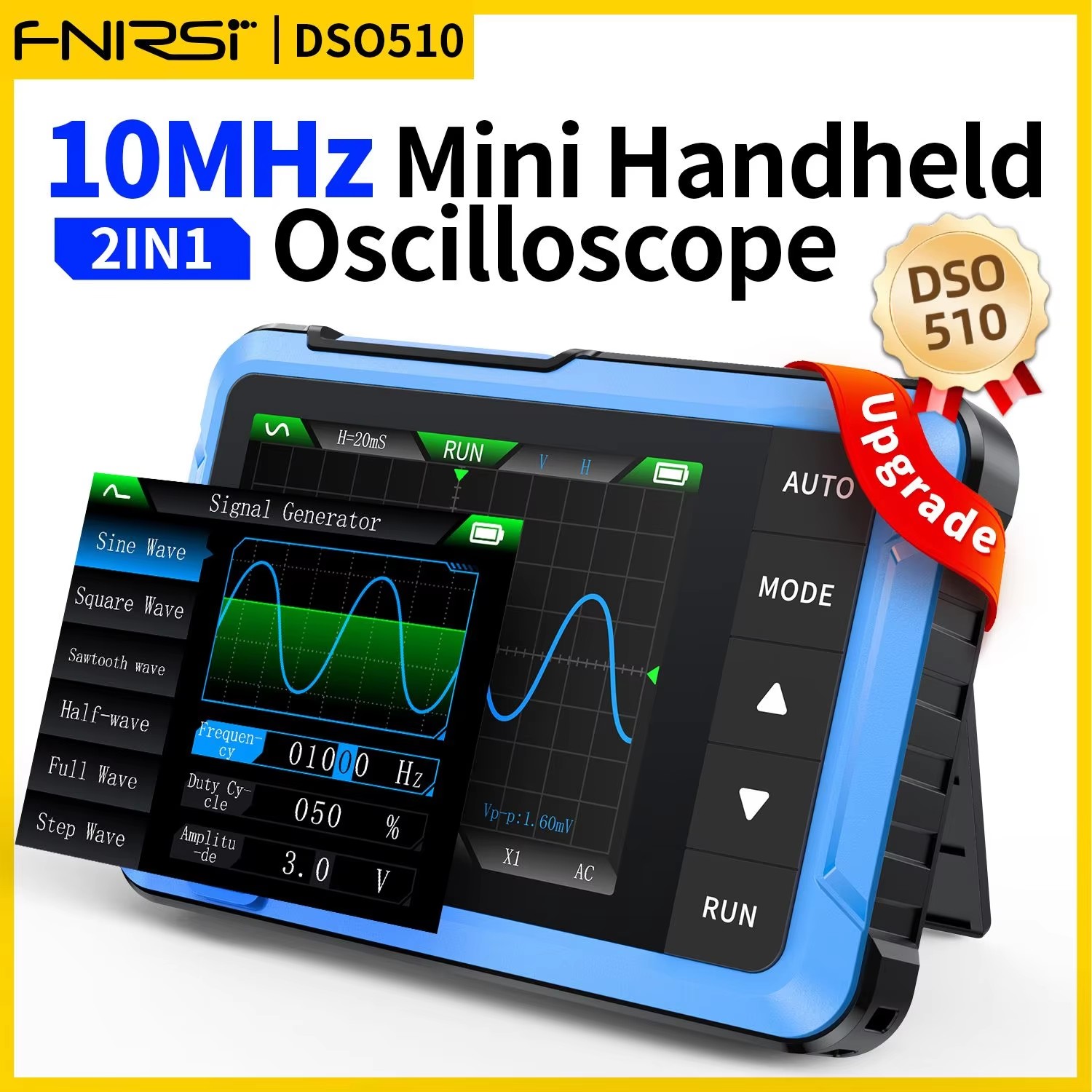 FNIRSI Nuovo DSO510 DSO152 DSO - Fnirsi Digital Oscilloscope Handheld recensione e prezzo