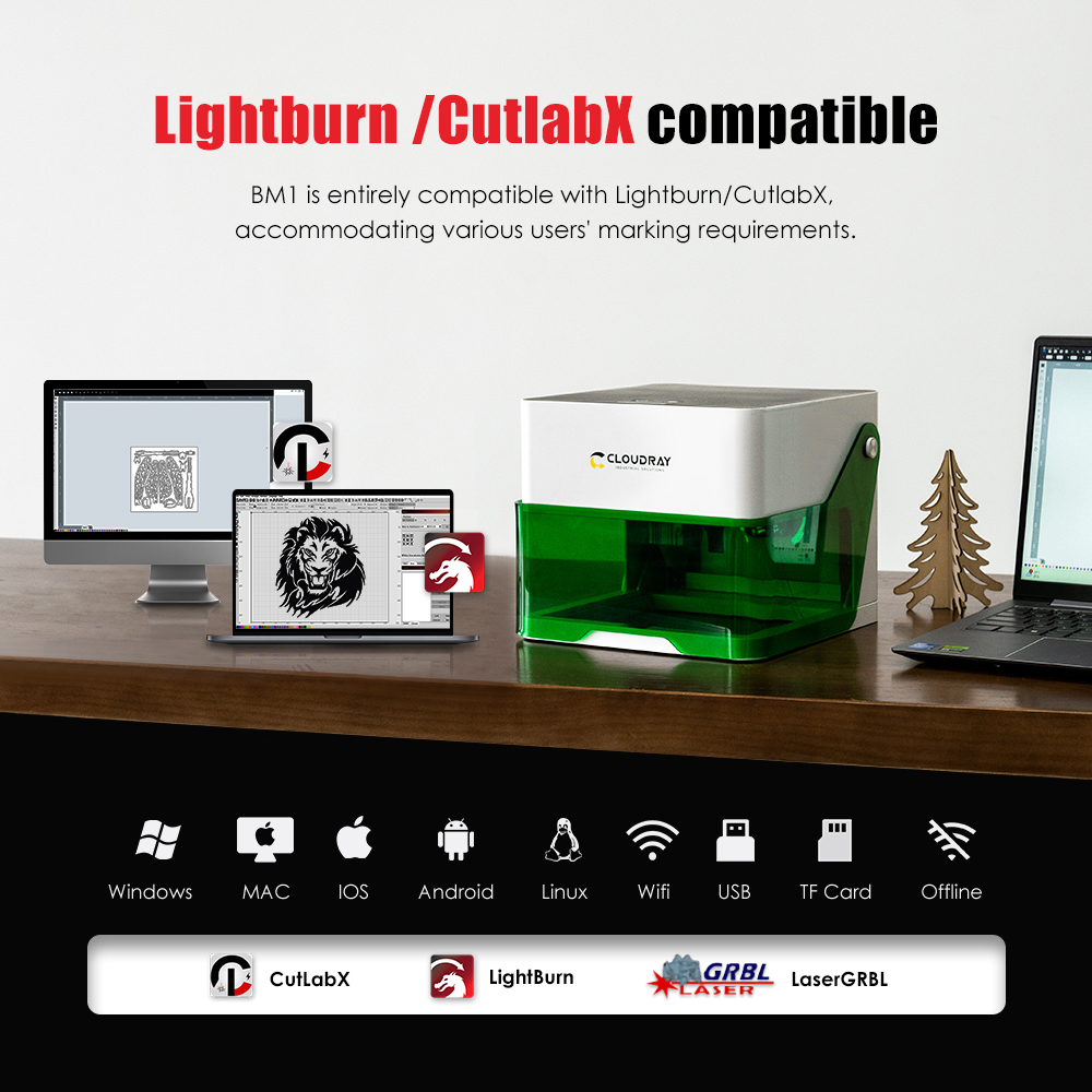 Cloudray 5000mw CNC Mini Incis - Fiber Laser Marking Machine 30W recensione e prezzo