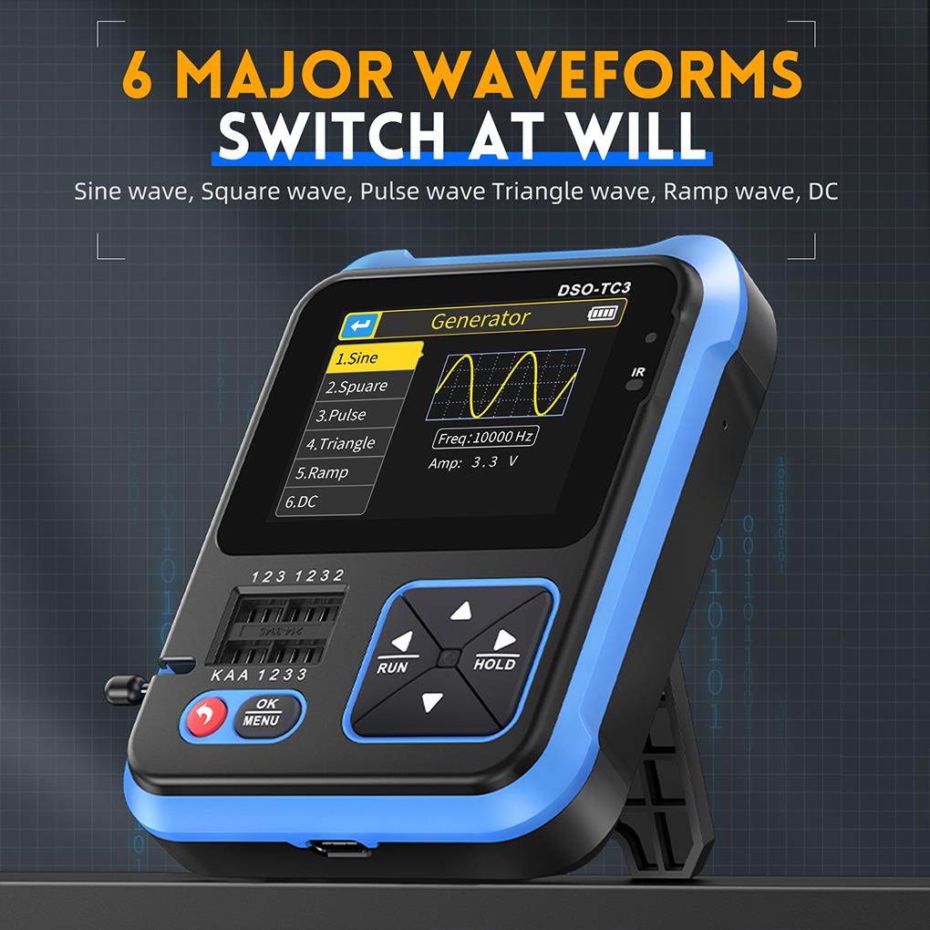FNIRSI DSO-TC3 3 in1 Mini osci - Fnirsi Digital Oscilloscope Handheld recensione e prezzo